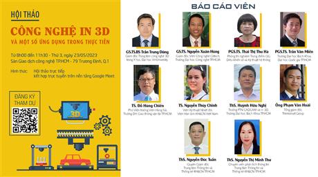 Xu hướng công nghệ in 3D và một số ứng dụng trong thực tiễn